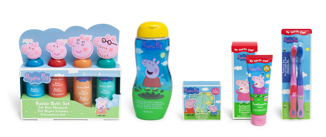 Peppa Pig, Pflegelinie für Kinder